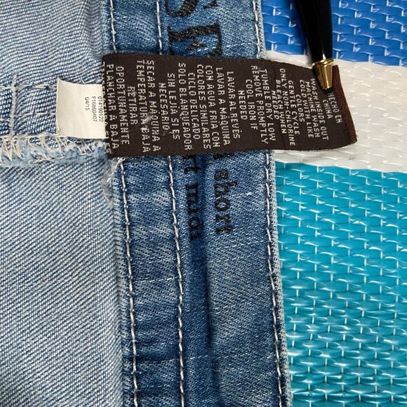 Knox Rose Denim Embroidery W14 Shorts - Picture 6 of 8